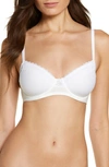 Natori Women's Discreet Convertible Spacer Underwire Bra 721298 In White