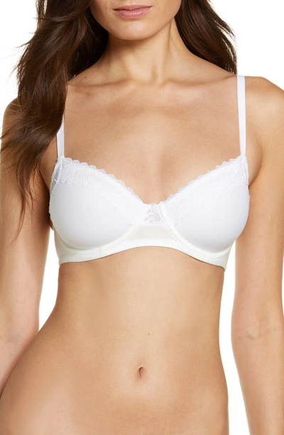 Natori Women's Discreet Convertible Spacer Underwire Bra 721298 In White