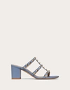 Valentino Garavani Rockstud 60 Leather Heeled Mules In Niagara