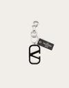 Valentino Garavani Vlogo Signature Keychain In Black