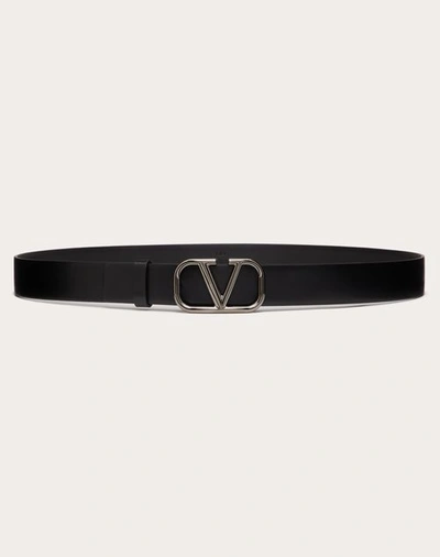 VALENTINO GARAVANI VALENTINO GARAVANI VLOGO SIGNATURE CALFSKIN BELT 30 MM