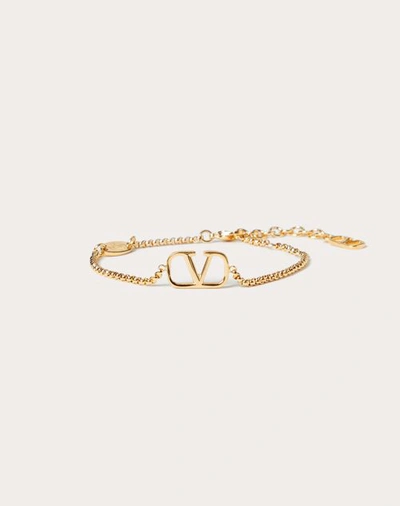 VALENTINO GARAVANI VALENTINO GARAVANI VLOGO SIGNATURE METAL BRACELET WOMAN GOLD UNI