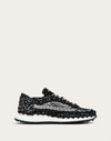 Valentino Garavani Crochet Low-top Sneakers In Nero