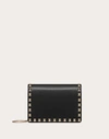 VALENTINO GARAVANI VALENTINO GARAVANI ROCKSTUD CALFSKIN CHAIN POUCH WOMAN BLACK UNI