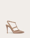 VALENTINO GARAVANI VALENTINO GARAVANI PATENT ROCKSTUD CAGED PUMP 100MM WOMAN POUDRE 41.5