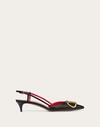 VALENTINO GARAVANI VALENTINO GARAVANI VLOGO SIGNATURE CALFSKIN SLINGBACK PUMP 40MM WOMAN BLACK 41