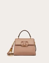 Valentino Garavani Small Vsling Grainy Calfskin Handbag Woman Rose Cannelle Uni In Poudre