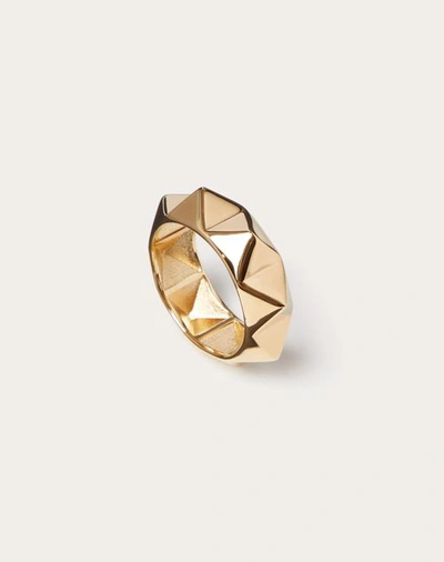 Valentino Garavani Rockstud Metal Ring In Gold