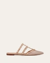 Valentino Garavani Rockstud Patent-leather Mule Woman Poudre 41.5