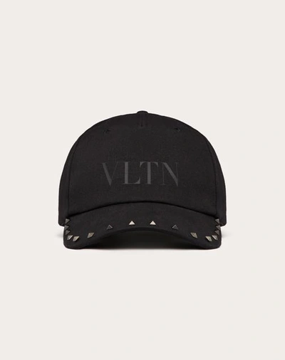 Valentino Garavani Rockstud Baseball Cap In Black