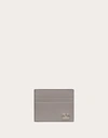 Valentino Garavani Vlogo Signature Cardholder In Pearl Grey