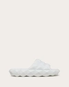 Valentino Men's V Logo Rockstud Pool Slides In White