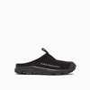 Salomon Rx Slide 3.0 Suede-trimmed Mesh Slip-on Sneakers In Black