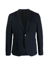 NEIL BARRETT NEIL BARRETT MEN'S BLUE OTHER MATERIALS BLAZER,PBGI675Q002415 56