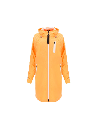 Moose Knuckles Women's  Orange Polyester Coat