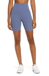 Nike Yoga Luxe Tight Shorts In Dfsdbl/ Irngry