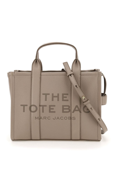 Marc Jacobs 'the Leather Small Tote Bag' In Grey | ModeSens