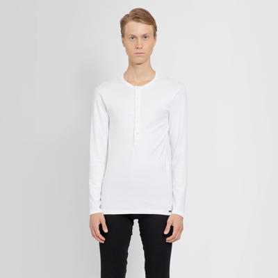 TOM FORD MAN WHITE T-SHIRTS & TANK TOPS