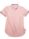 Robert Graham Cedar Walk Short Sleeve Button Down Shirt In Pink