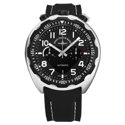 Pre-owned Zeno Men's 'pilot Bullhead' Chrono Limited Edition Automatic Watch 6528-thd-a1