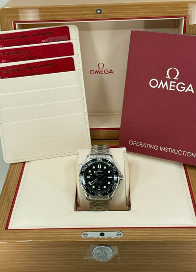Pre-owned Omega Seamaster Diver 300m, 42mm, Ref 210.30.42.20.01.00, Unworn 2024, Complete