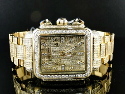 Pre-owned Joe Rodeo 12 Ct Womens Mens Jrmd 33 Jojo/ Madison 1249 Diamond Watch In Dark Sea Green