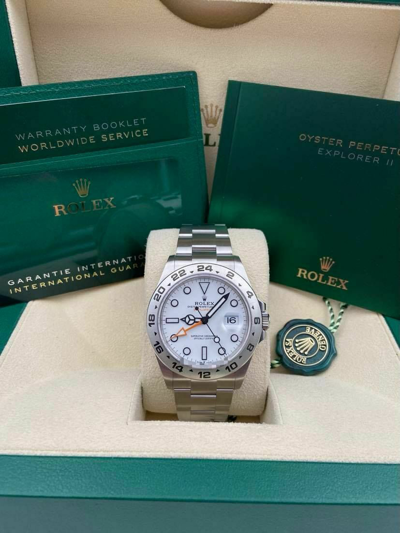 Pre-owned Rolex Explorer Ii White 42mm 226570 Unworn 2021 Reference