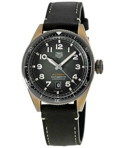 Pre-owned Tag Heuer Autavia Calibre 5 Chronometer 42mm Men's Watch Wbe5190.fc8268