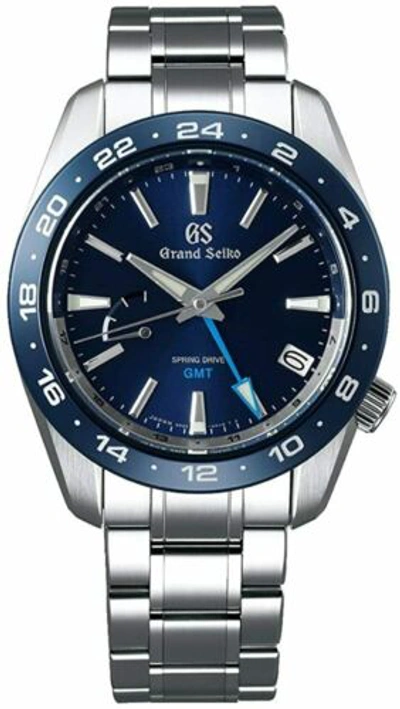 Pre-owned Grand Seiko Sport Collection Sbge255 Spring Drive Gmt Ceramics Bezel 9r66 Watch