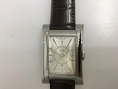 Pre-owned Bedat And Co. Bedat & Co. No. 7 Stainless Automatic Mens Watch 737.010.610 $5,850 Retail