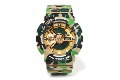 Pre-owned Casio A Bathing Ape 25th Anniversary Exclusive Model  G-shock Ga-110 Japan Bape