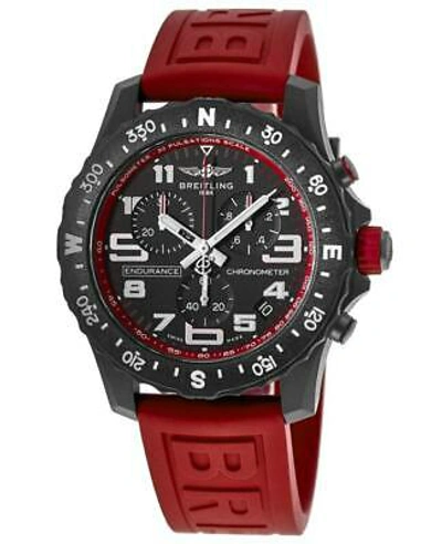 Pre-owned Breitling Professional Endurance Pro Black Men's Watch X82310d91b1s1