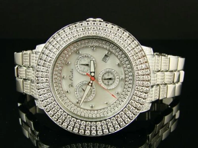 Pre-owned Joe Rodeo /jojo Pilot 644 Diamonds Jrpl4 Diamond Watch 11.0 Ct In Dark Gray