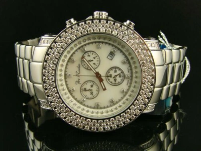 Pre-owned Joe Rodeo Jojino Junior Jju20 Big Bezel Real Diamond Watch 8.0 Ct In Peru