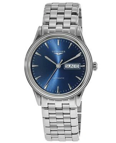 Pre-owned Longines Flagship Automatic Blue Dial Stainless Men's Watch L4.899.4.92.6