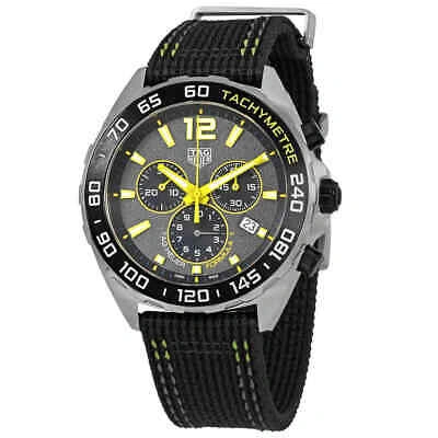 Pre-owned Tag Heuer Formula 1 Chronograph Quartz Grey Dial Men's Watch Caz101ag.fc8304