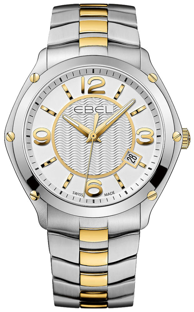 Pre-owned Ebel Classic Sport 18k Gold & Stainless Steel Men's Watch 1216186 Brand