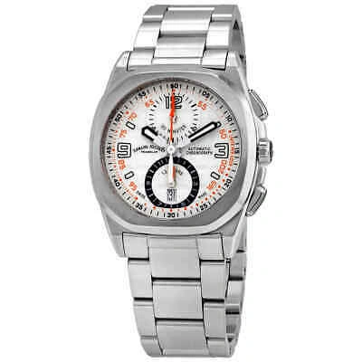 Pre-owned Armand Nicolet Jh9 Chronograph Automatic Silver Dial Men's Watch
