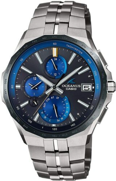 Pre-owned Casio Oceanus Manta Ocw-s5000e-1ajf Solar Radio Men's Watch From Japan