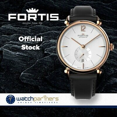 Pre-owned Fortis Terrestis Orchestra Am Classical Auto Watch 18k R/gold Case 900.13.32