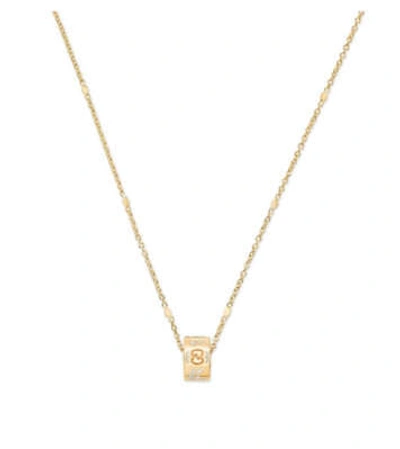 Pre-owned Gucci Icon Blooms 18k Yellow Gold Ladies Necklace Ybb43455300100u