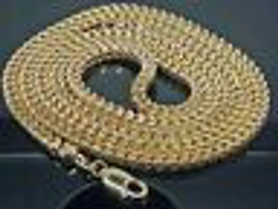 Pre-owned G&d Real 10k Gold Thick Franco Chain Necklace 5 Mm 32" Inch Lobster Rope Cuban,