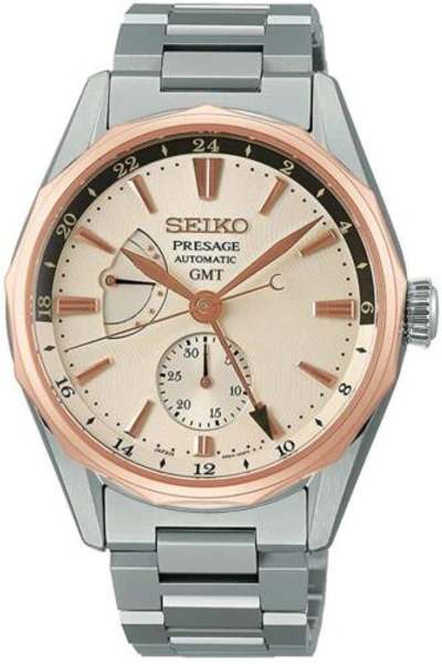 Pre-owned Seiko Presage Sarf012 Ocean Traveler Mechanical Automatic Men's Watch In Box