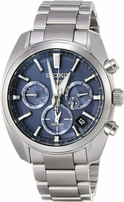 Pre-owned Seiko Sbxc019 Astron 5x Series Dual Time Watch Japan Domestic Version