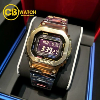 Pre-owned Casio G-shock Full Metal Titanium Alloy Watch Gmw-b5000tr-9 Made Japan Limited
