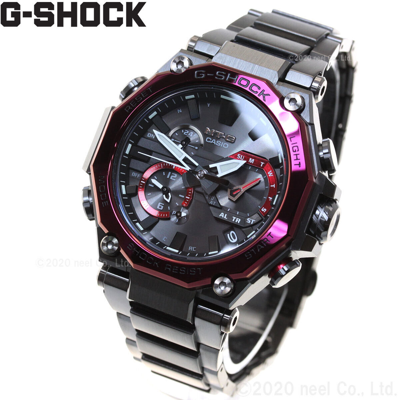 Pre-owned Casio G-shock Mtg-b2000bd-1a4jf Mt-g Bluetooth Radio Solar Watch Carbon Case