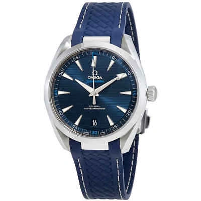 Pre-owned Omega Seamaster Aqua Terra Automatic Blue Dial Men's Watch 220.12.41.21.03.001