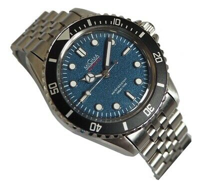Pre-owned Migma Skipper Diver Eta 2836-2 Automatic Mrp.sa Case Heuer New-old-stock Swiss