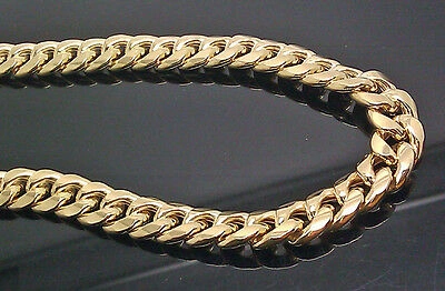 Pre-owned Globalwatches10 Real 10k Yellow Gold Cuban Link Chain Mens Necklace 30 Inch 10 Mm Box Lock Rope