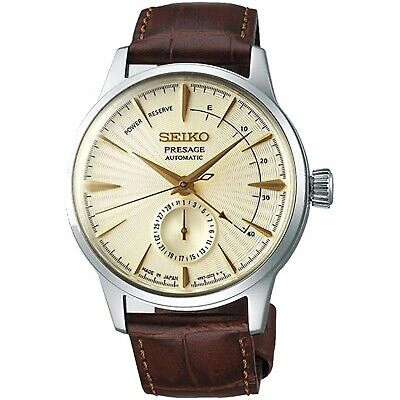 Pre-owned Seiko Presage Ssa387j1 Cocktail Time Golden Champagne Japan Made Men's Watch